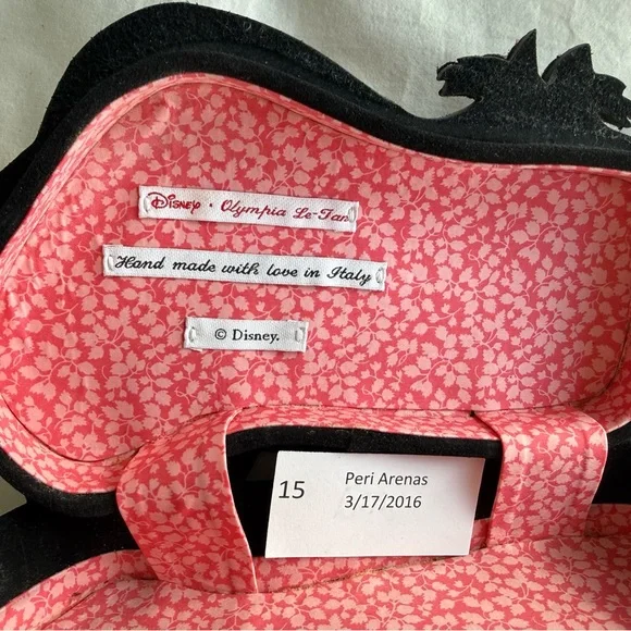 SUPER RARE LE Vintage Olympia Le-Tan x Disney Cheshire Cat Beaded Clutch Bag - Picture 3 of 7